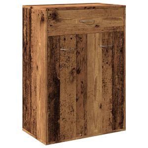 vidaXL skoskab 60x35x84 cm konstrueret tr&aelig; antikt tr&aelig;look