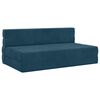 vidaXL Samlebar Sofa Seng Bl&aring; 152 x 86,5 x 60 cm Stof