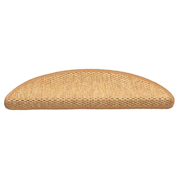 vidaXL selvkl&aelig;bende trappem&aring;tter 30 stk. 56x17x3 cm sisal-look sisal