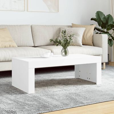 vidaXL sofabord 102x50x36 cm konstrueret træ hvid