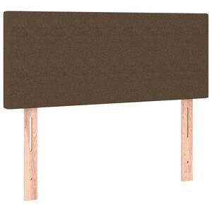 vidaXL sengegavl 80x5x78/88 cm stof m&oslash;rkebrun