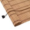vidaXL Rullegardin Naturlig og Brun 60 x 160 cm Bambus