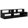 vidaXL Studiobord Sort eg 152 x 42,5 x 36 cm Konstrueret tr&aelig;