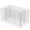 vidaXL gabion-højbed 90x50x50 cm galvaniseret stål