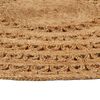vidaXL gulvt&aelig;ppe 90 cm h&aring;ndflettet jute rundt