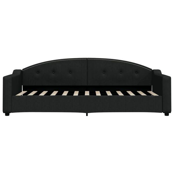 vidaXL daybed med madras 80x200 cm stof sort
