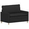 vidaXL Sofa Sort 126 x 81 x 87,5 cm