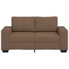 vidaXL 2-personers sofa 160x77x82 cm stof brun