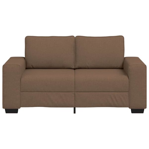 vidaXL 2-personers sofa 160x77x82 cm stof brun