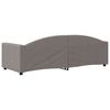 vidaXL daybed 80x200 cm stof gr&aring;brun