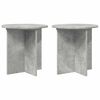 vidaXL Planteholder 2 stk. Betongr&aring; 40 x 40 x 40 cm Konstrueret tr&aelig;
