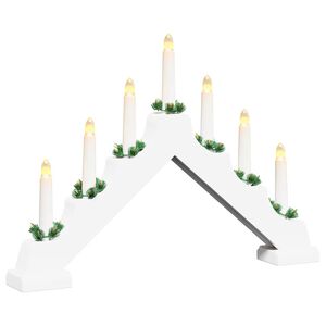 vidaXL Julelys bro 7 LED'er Varm hvid 39.5 x 5 x 29 cm