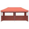 vidaXL Party Tent Terrakotta 292 x 580 x 315 cm Oxford stof