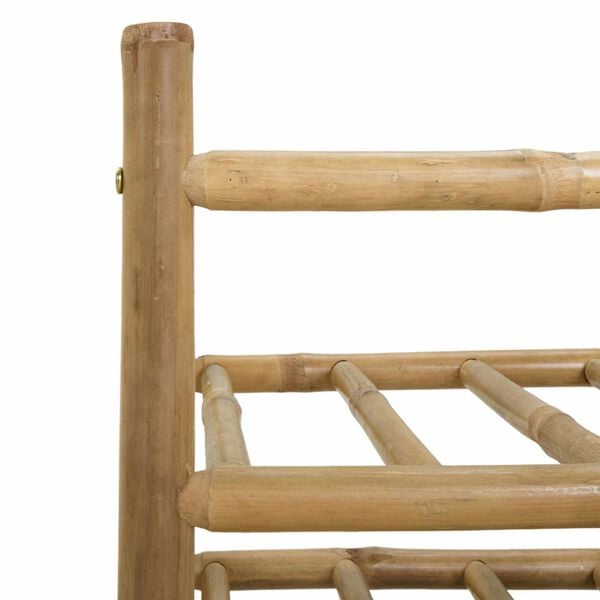 vidaXL Vinfad Naturfarvet 57 x 29,5 x 36 cm Bambus