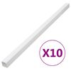 vidaXL kabelkanaler 60x40 mm 10 m PVC