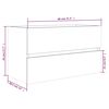 vidaXL badeværelsesskab 80x38,5x45 cm konstrueret træ røget egetræ