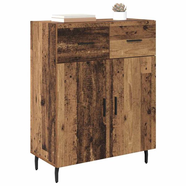 vidaXL Sideboard Gammelt tr&aelig; 69,5 x 34 x 90 cm Konstrueret tr&aelig;