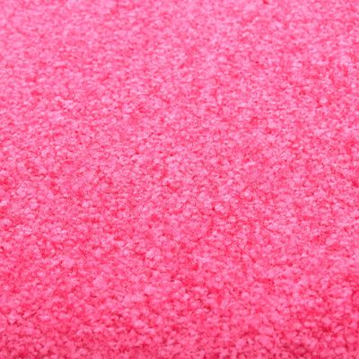 vidaXL vaskbar dørmåtte 90x150 cm pink