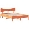 vidaXL sengeramme uden madras 120x200 cm massivt fyrretr&aelig; gyldenbrun