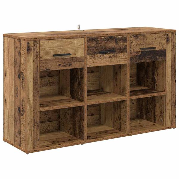 vidaXL Sideboard Gammelt tr&aelig; 100 x 30 x 59,5 cm Konstrueret tr&aelig;