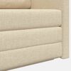 vidaXL Sovesofa 110cm Creme Stof