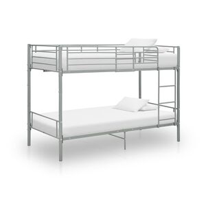 vidaXL k&oslash;jeseng 90x200 cm metal gr&aring;