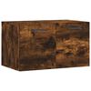 vidaXL v&aelig;gskab 60x36,5x35 cm konstrueret tr&aelig; r&oslash;get egetr&aelig;sfarve