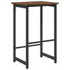 vidaXL Barb&aelig;nk R&oslash;get eg 40 x 32 x 74 cm Konstrueret tr&aelig;