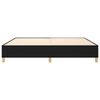 vidaXL Boxspring sengeramme 140x190 cm stof sort