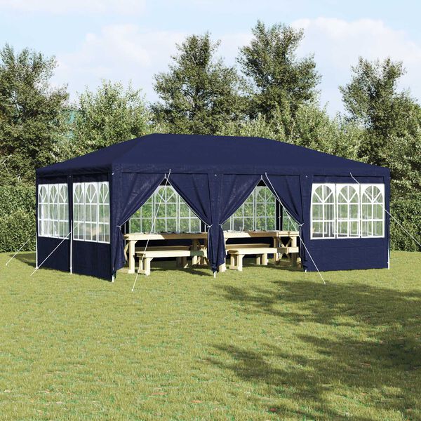 vidaXL Party Tent Bl&aring; 600 x 400 x 266 cm Polyethylen