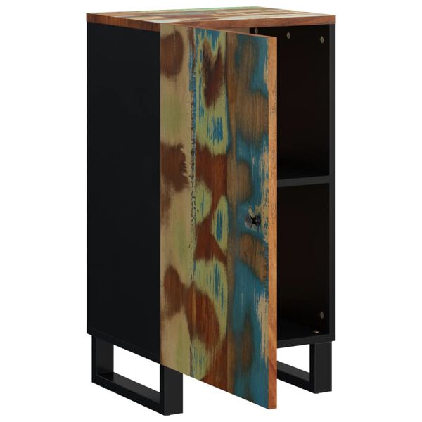 vidaXL sk&aelig;nk med l&aring;ge 40x31x75 cm massivt genbrugstr&aelig;