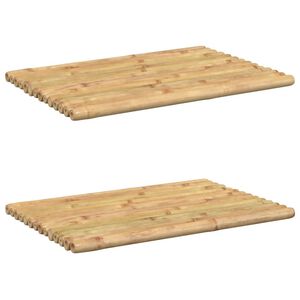 vidaXL badem&aring;tter 2 stk. 50x35 cm bambus