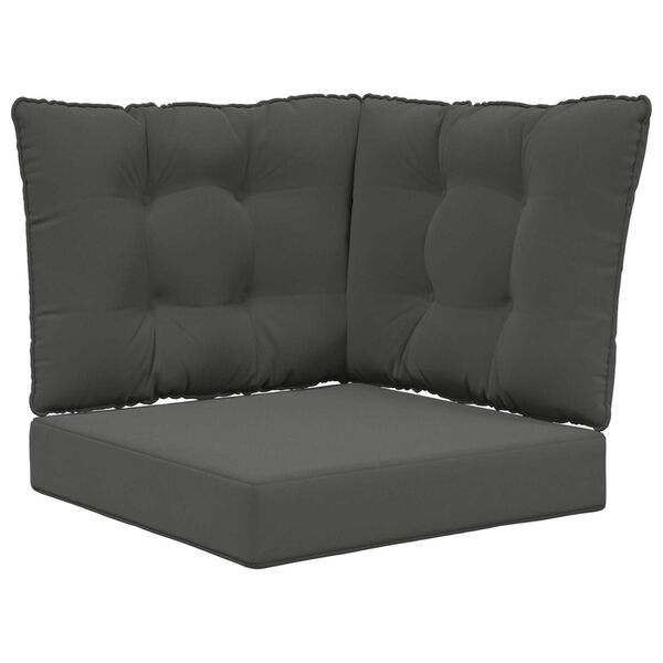 vidaXL Udend&oslash;rs Sofa Pude 3 pcs Antracit Polyester