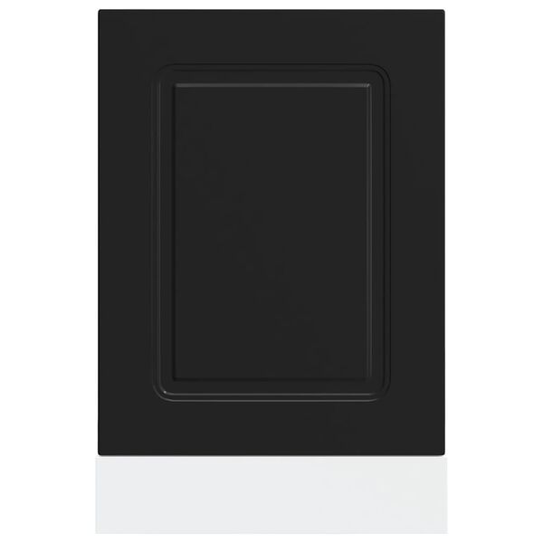 vidaXL l&aring;ge til opvaskemaskine Kalmar 45x1,5x67cm konstrueret tr&aelig; sort