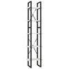 vidaXL bogreol 40x30x175 cm 5 hylder massivt fyrretr&aelig; hvid