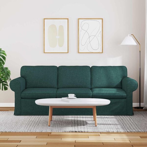 vidaXL Sofa M&oslash;rkegr&oslash;n