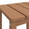 vidaXL Adirondack-havebord 38x38x46 HDPE brun