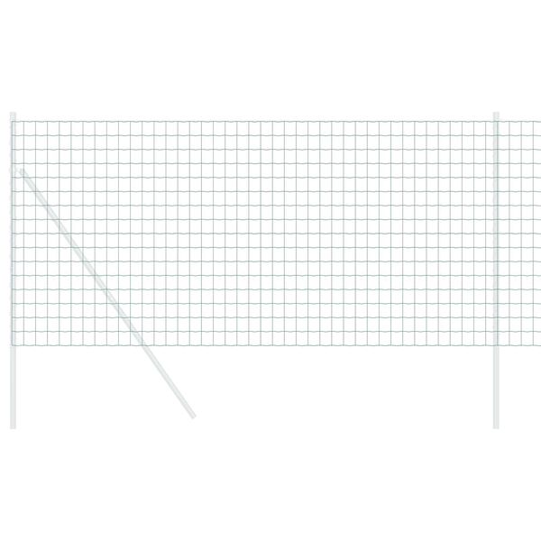 vidaXL Euro Hejn Gr&oslash;n 0,4 x 25 m PVC-belagt jern