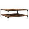 vidaXL Sofabord Gammelt tr&aelig; 100 x 100 x 40 cm Konstrueret tr&aelig;
