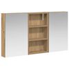 vidaXL Badev&aelig;relsesskabs&aelig;t 3 stk. 90 x 10,5 x 50 cm Konstrueret tr&aelig;
