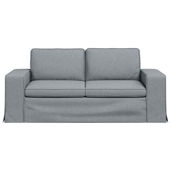 vidaXL Sofa Lysegr&aring; 182 x 80 x 82 cm Stof