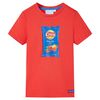 Kort&aelig;rmet T-shirt til b&oslash;rn str. 140 r&oslash;d