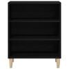 vidaXL Sideboard Sort eg 57 x 35 x 70 cm Konstrueret tr&aelig;