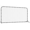 vidaXL fodbold-rebounder 366x90x183 cm HDPE sort