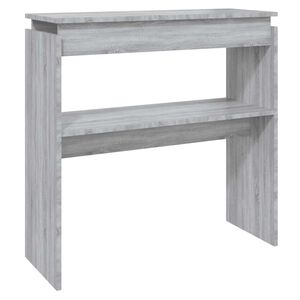 vidaXL konsolbord 80x30x80 cm konstrueret tr&aelig; gr&aring; sonoma-eg