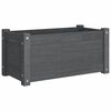 vidaXL plantekasse 60x31x31 cm massivt fyrretr&aelig; gr&aring;