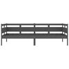 vidaXL daybed 90x200 cm massivt fyrretr&aelig; gr&aring;