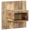 vidaXL sengebord 50x27x50 cm massivt ru mangotr&aelig;