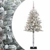 vidaXL Kunstig juletr&aelig; med kugler 120 cm 150 LED'er Varm hvid