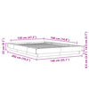 vidaXL sengeramme med LED-lys 120x190 cm konstrueret tr&aelig; gr&aring; sonoma-eg
